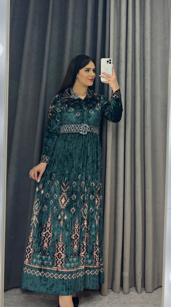 ست پیراهن مانتویی تابان کد 1042 - Image 4