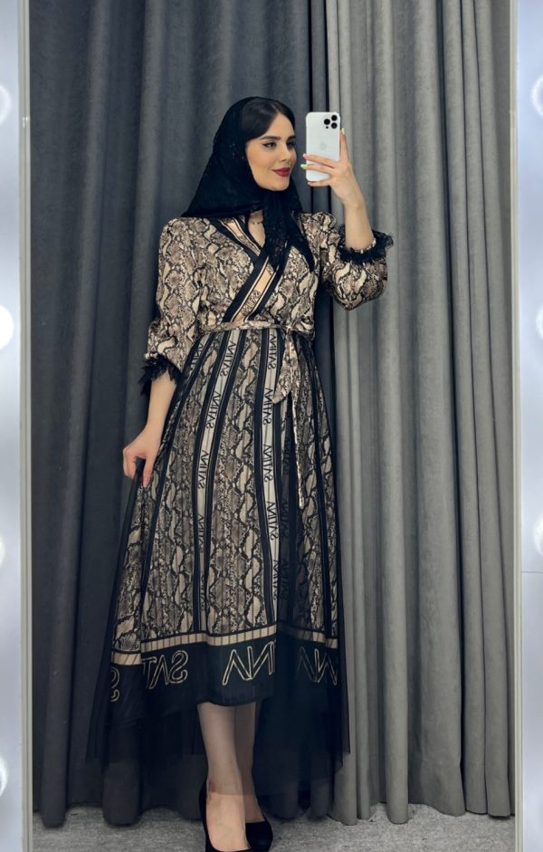 پیراهن توکا کد 1061 - Image 3